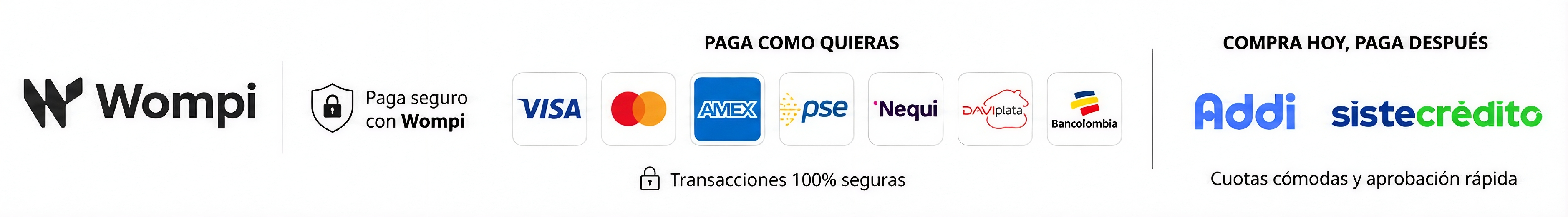 Métodos de Pago y Garantías